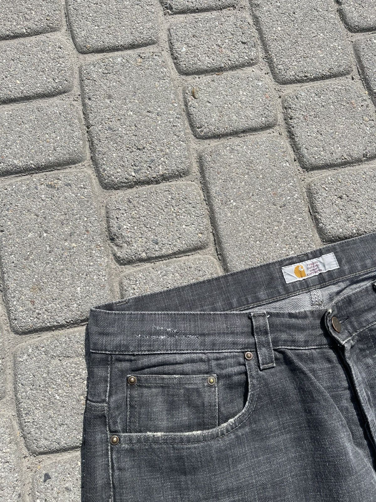 Carhartt VINTAGE FADED "CARHARTT" BAGGY JEANS 34:32 Size US 34 / EU 50 - 12 Thumbnail