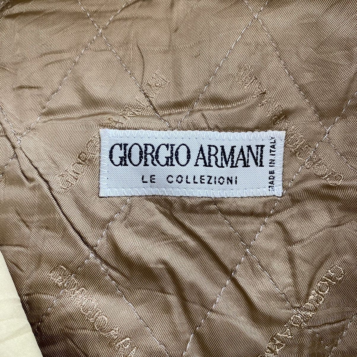 Giorgio Armani Vintage GIORGIO ARMANI Le Collezioni Italy Designer Overcoat Size US L / EU 52-54 / 3 - 4 Thumbnail