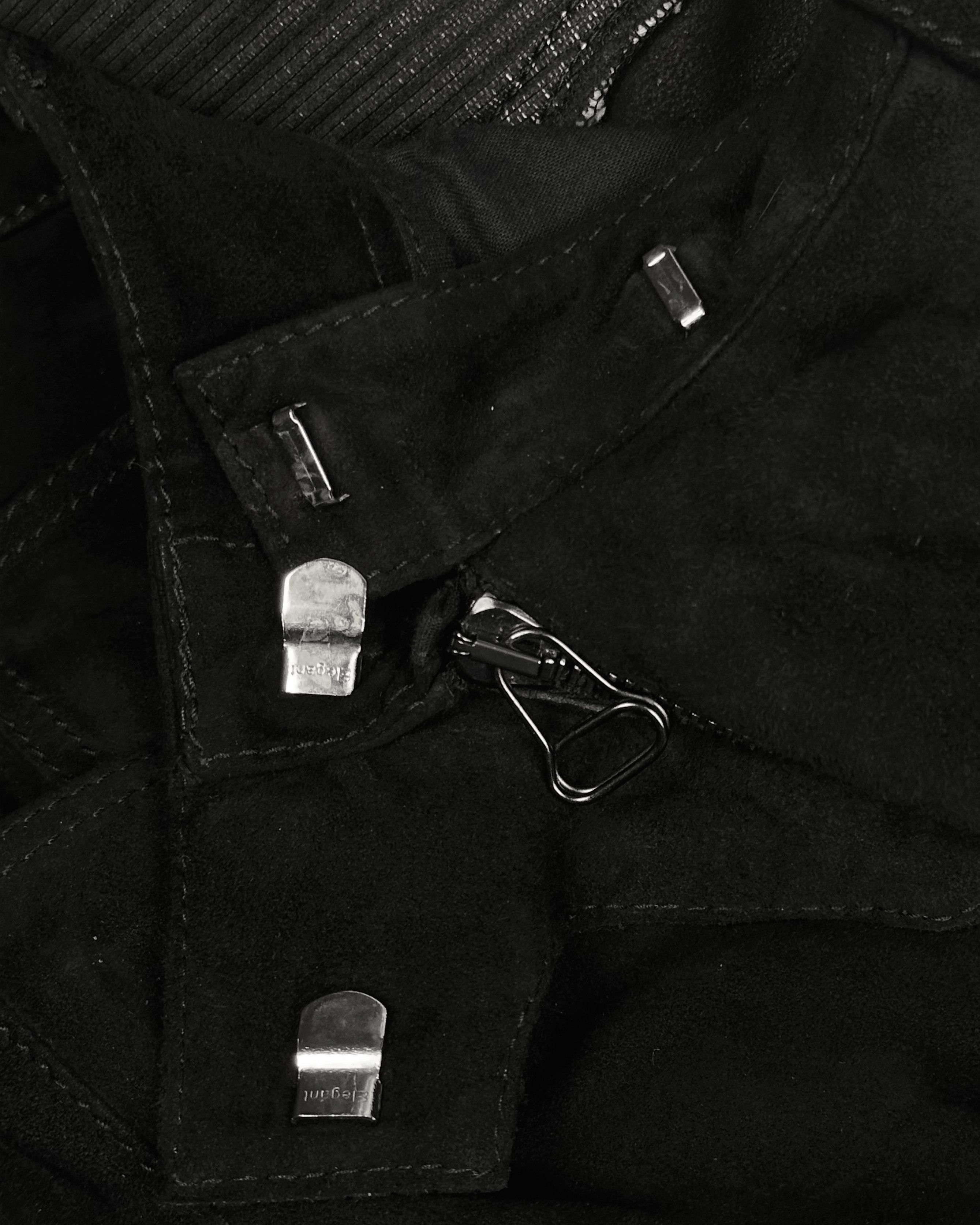 Balmain Balmain Suede Leather Flared Bootcut Biker Jeans Size US 27 - 11 Thumbnail