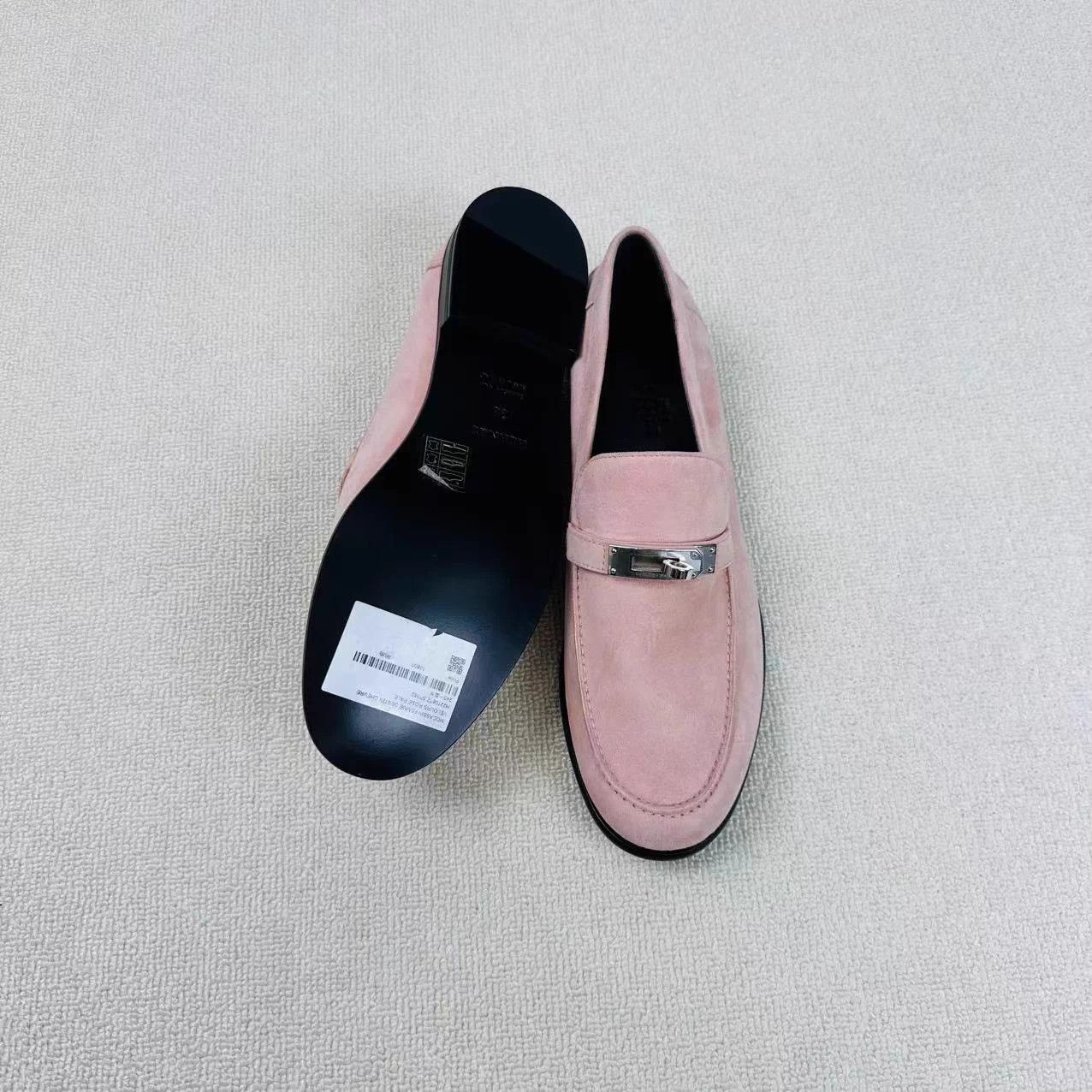 Hermes Hermes Kelly Suede Loafers 38 New Size US 7 / IT 37 - 5 Thumbnail