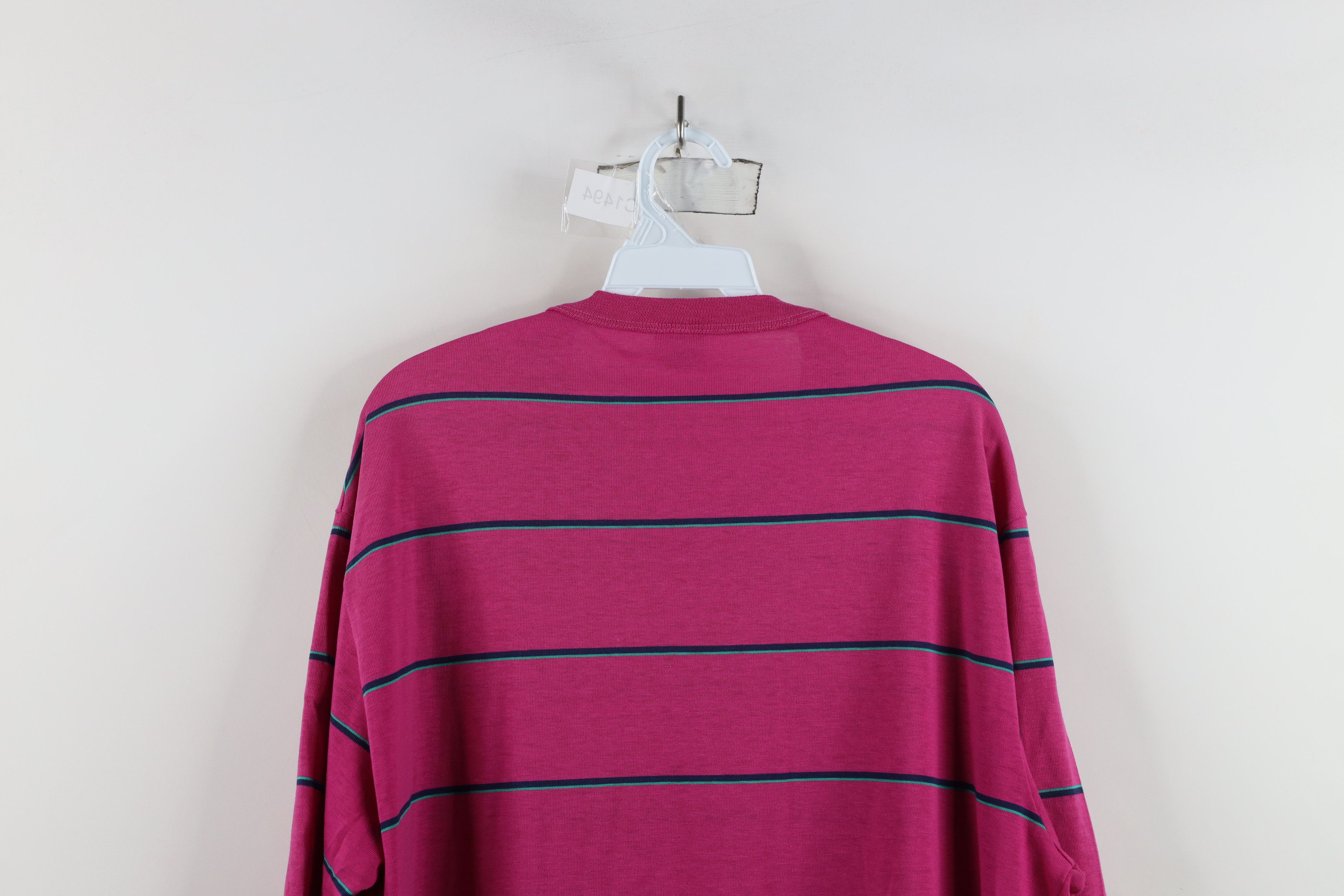 Vintage Vintage 90s Streetwear Knit Short Sleeve Pocket T-Shirt USA Size US XL / EU 56 / 4 - 12 Thumbnail