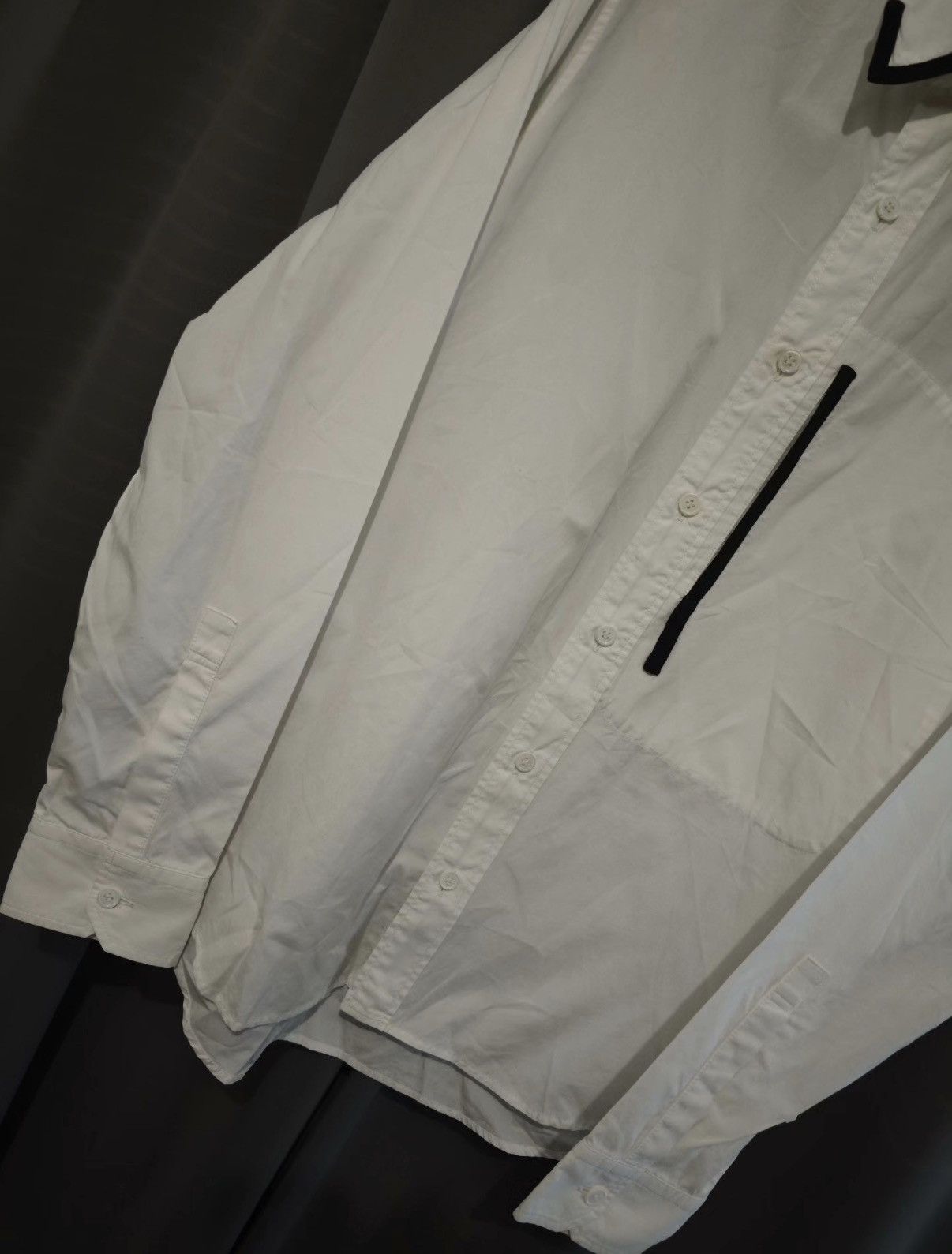 Yohji Yamamoto Yohji Yamamoto Panel Shirt Size US S / EU 44-46 / 1 - 4 Thumbnail