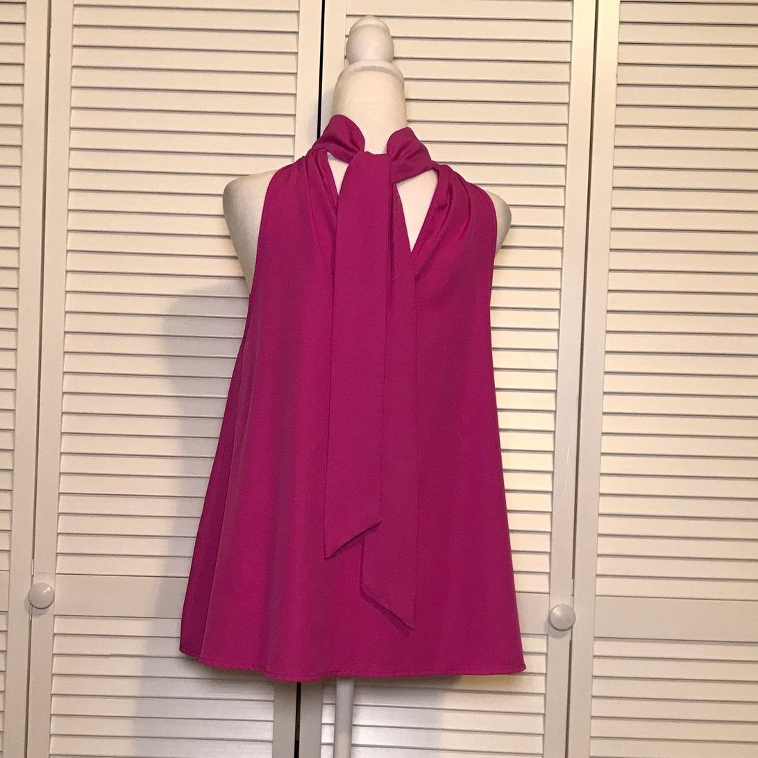 Other The Mint Julep Boutique Y2K Magenta Mock Neck Sleeveless S Size S / US 4 / IT 40 - 3 Thumbnail