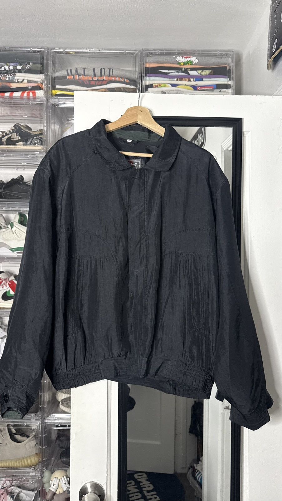 Vintage VINTAGE 1990’s Black Henry Moffat bomber jacket Size US M / EU 48-50 / 2 - 1 Thumbnail