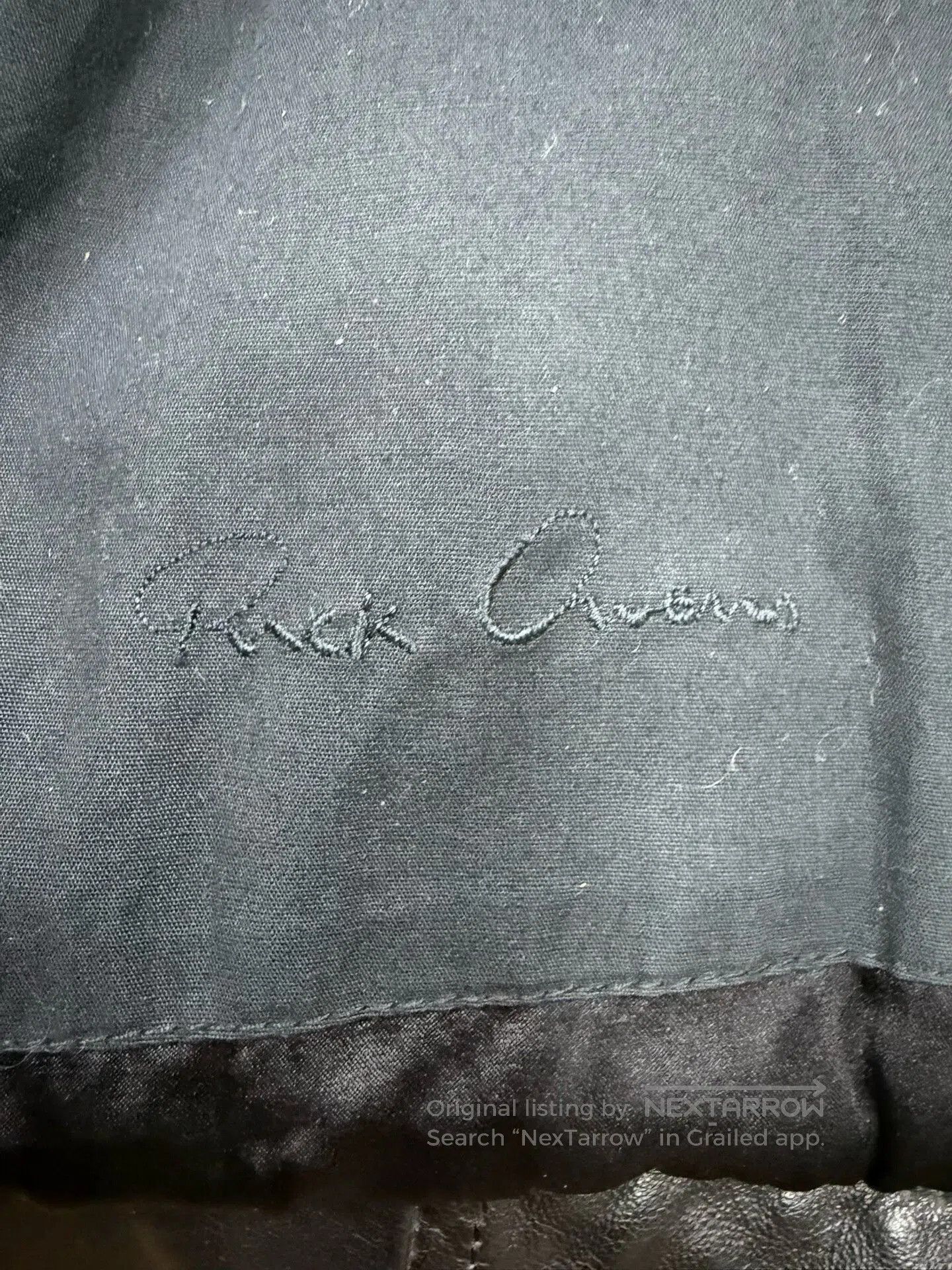 Rick Owens Rick Owens Men's Leather Biker Jacket. Size US S / EU 44-46 / 1 - 4 Thumbnail
