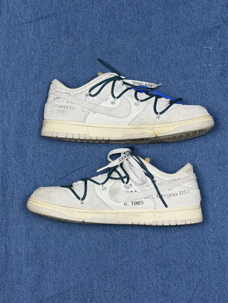 Nike NIKE OFF-WHITE DUNK LOW "LOT 16" Size US 10 / EU 43 - 2 Thumbnail
