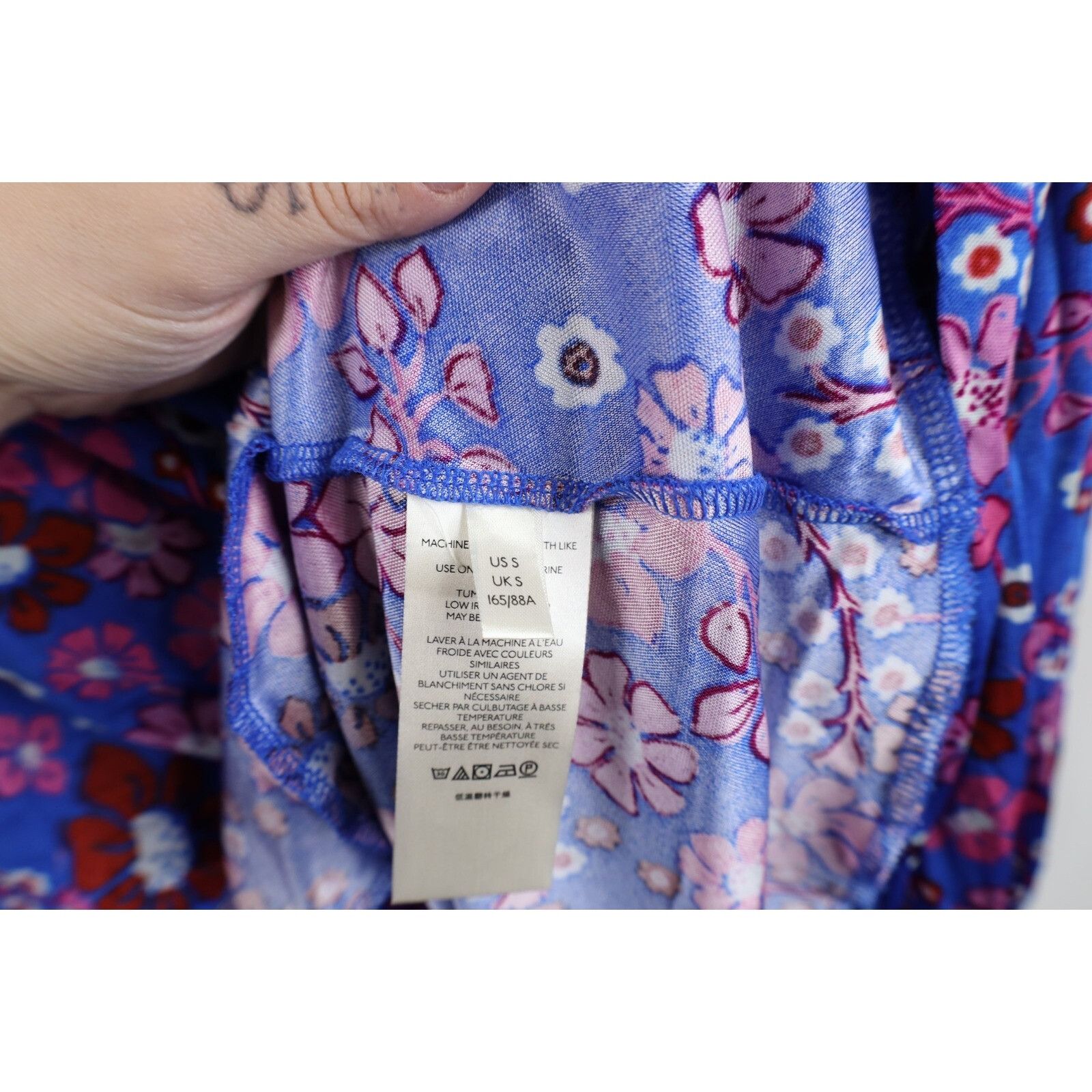 Free People Free People Flower Floral Daisy Jane Knit Tunic Dress Size S / US 4 / IT 40 - 8 Thumbnail
