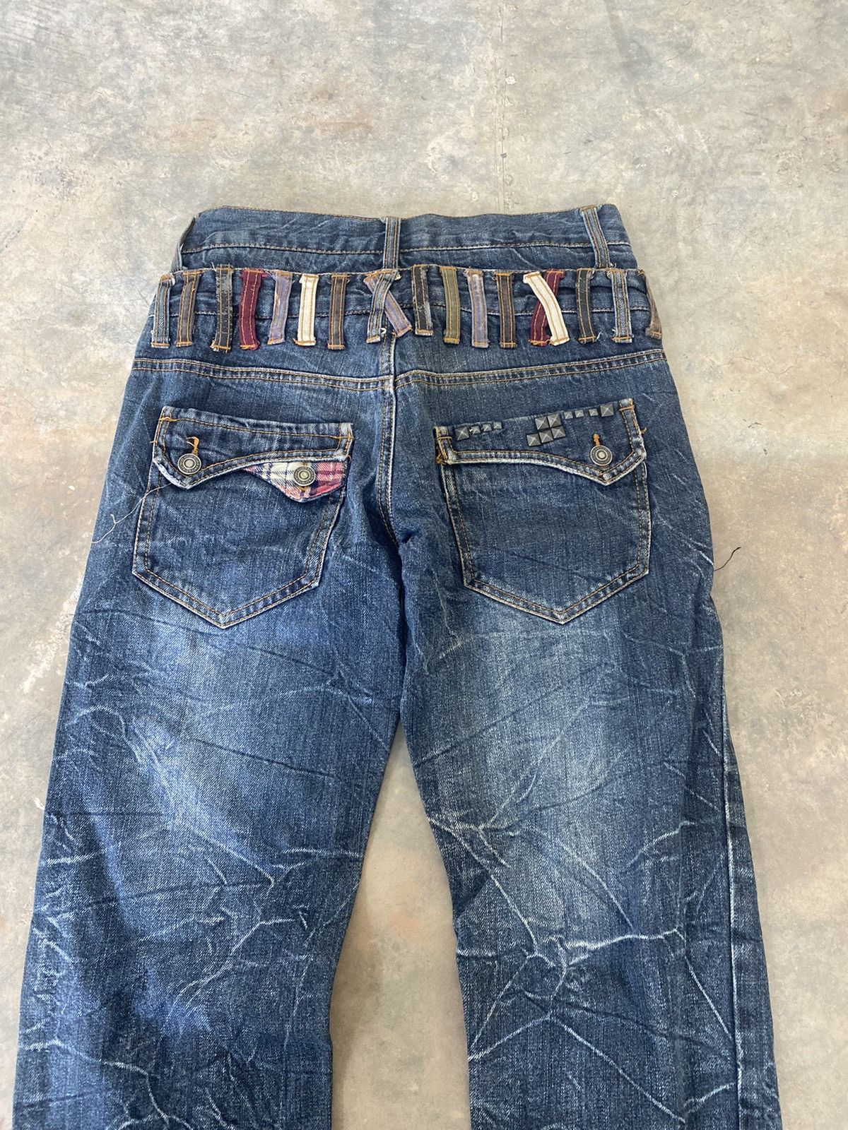 Hysteric Glamour × Japanese Brand × Le Grande Bleu (L.G.B.) Sick☠️ Nylaus Japan Double Waist Jeans Punk Grunge Lgb Size US 29 - 12 Thumbnail