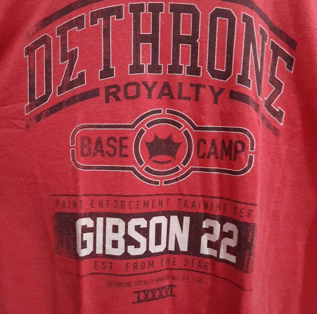 UFC TSHIRT : DETHRONE x GIBSON Size US XL / EU 56 / 4 - 5 Thumbnail