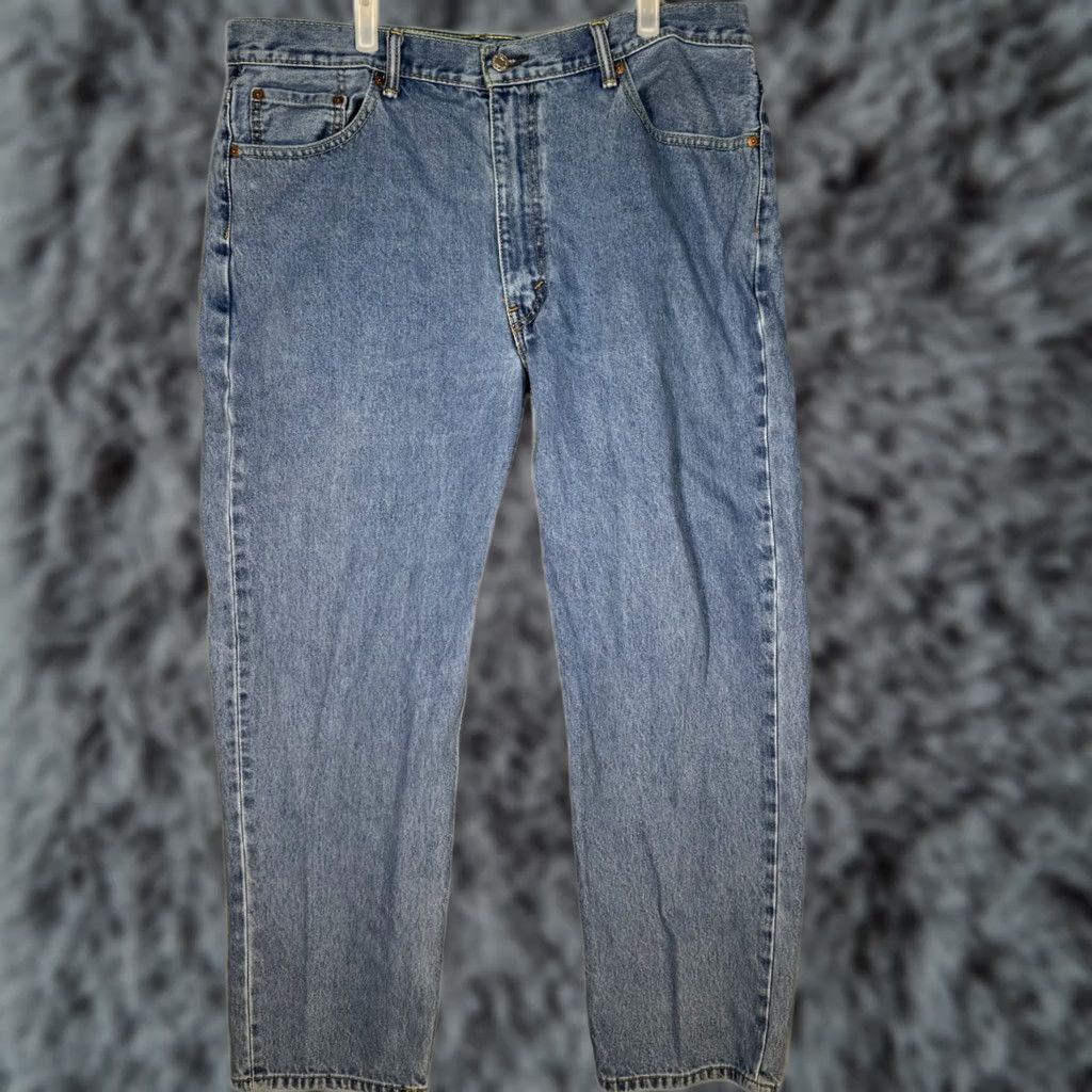 Levi's Levi’s 550 Jeans Men’s 40x32 Blue Denim Relaxed Fit Mid-Rise Straight Leg Shirt? Size US 40 / EU 56 - 1 Thumbnail
