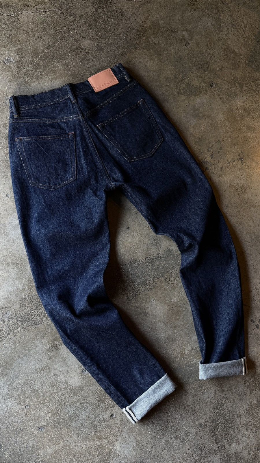 Acne Studios Baggy Jeans Acne Studios Selvedge Raw Denim Size US 27 - 4 Thumbnail