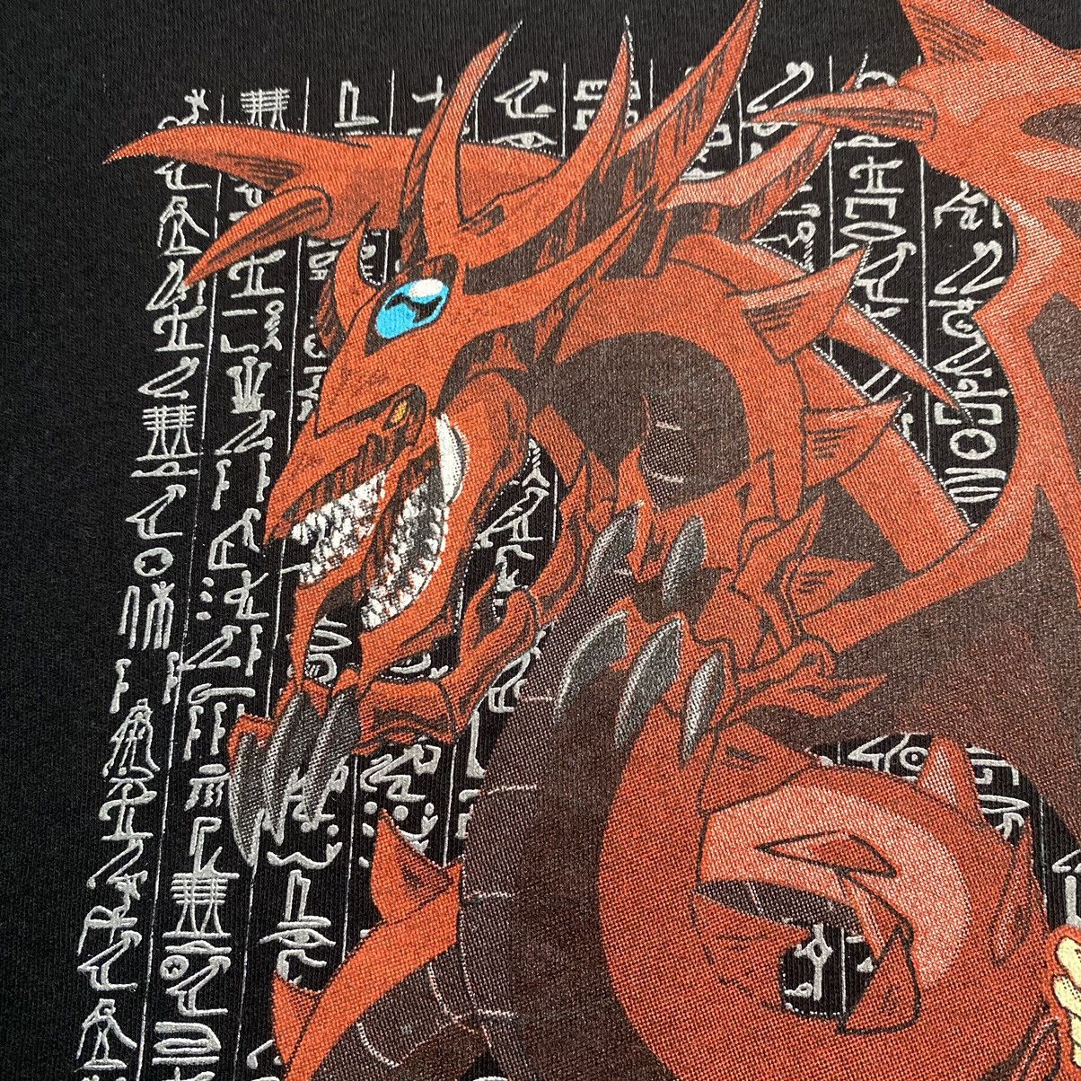Anime × Vintage Yu Gi Oh! Slifer the Sky Dragon Anime T Shirt Rare Size US XL / EU 56 / 4 - 7 Thumbnail