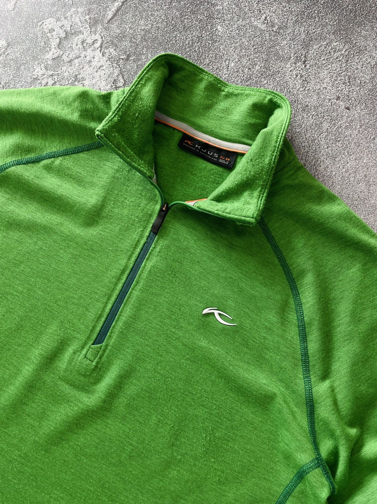 KJUS KJUS Trace Half-Zip Men’s Green Pullover Long Sleeve L Size Size US L / EU 52-54 / 3 - 7 Thumbnail