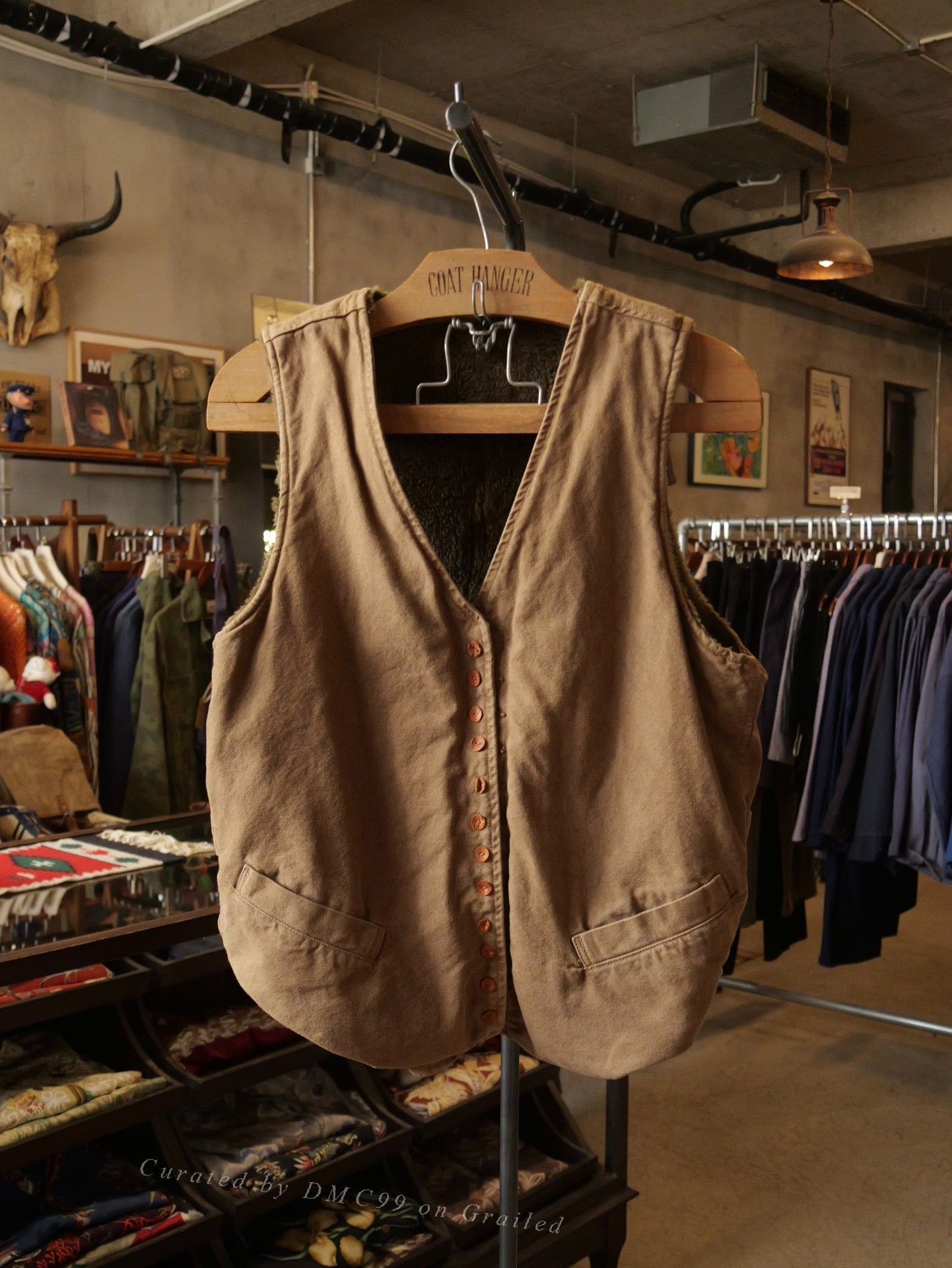 Kapital Kapital Reversible Shearling Vest Size US S / EU 44-46 / 1 - 1 Thumbnail