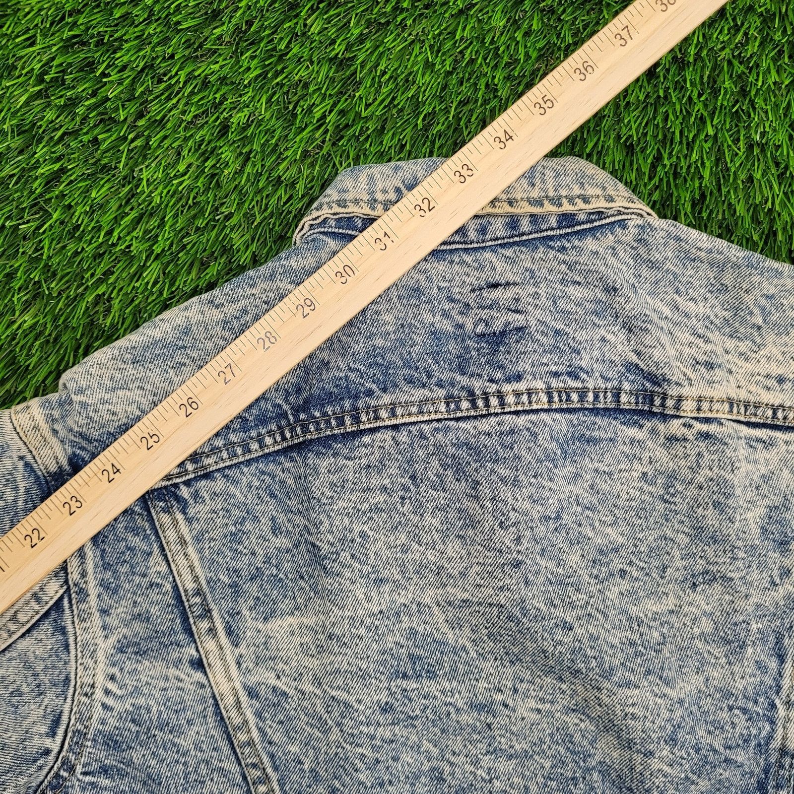 Lee Vintage LEE Riders Denim Jacket M 22x25 Cropped PATD-153438 Size US M / EU 48-50 / 2 - 6 Thumbnail