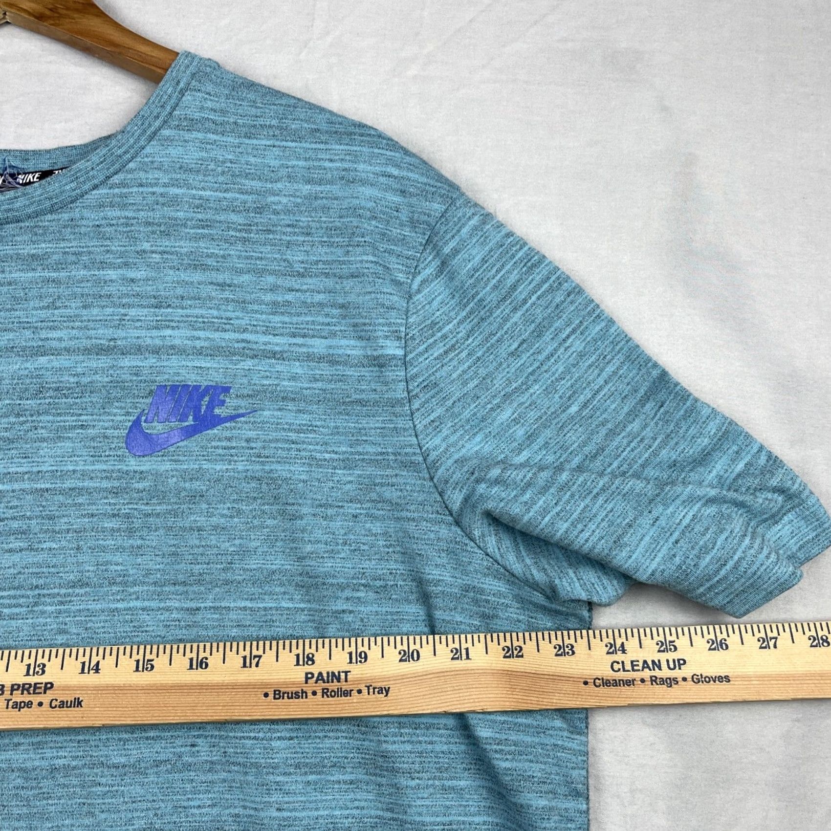 Nike Nike Shirt Mens XL Sportswear NSW Advance Knit Blue Swoosh 837010-432 Size US XL / EU 56 / 4 - 7 Thumbnail