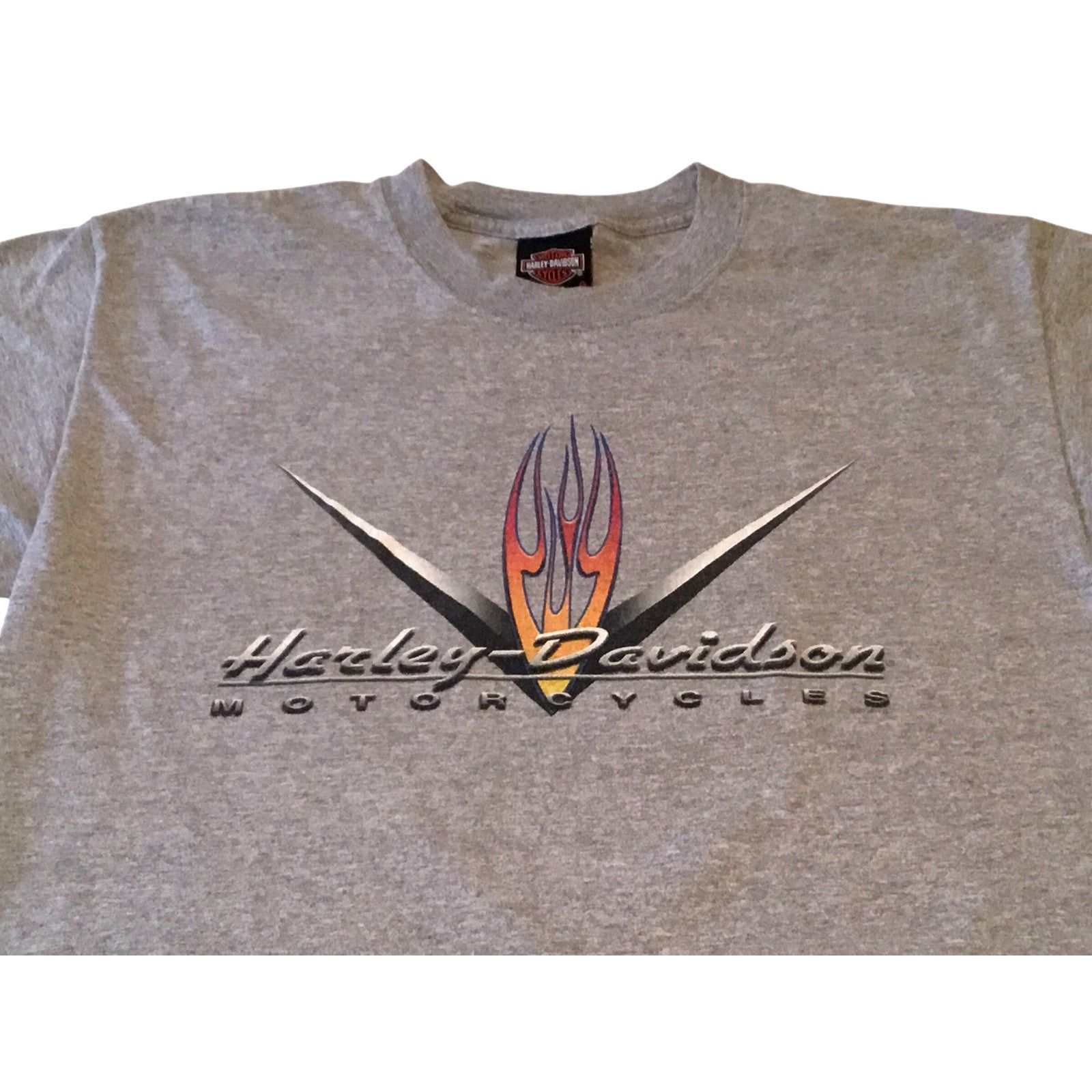 Harley Davidson Harley Davidson T-Shirt Gray Fenwick Ontario Canada Large Size US L / EU 52-54 / 3 - 2 Thumbnail