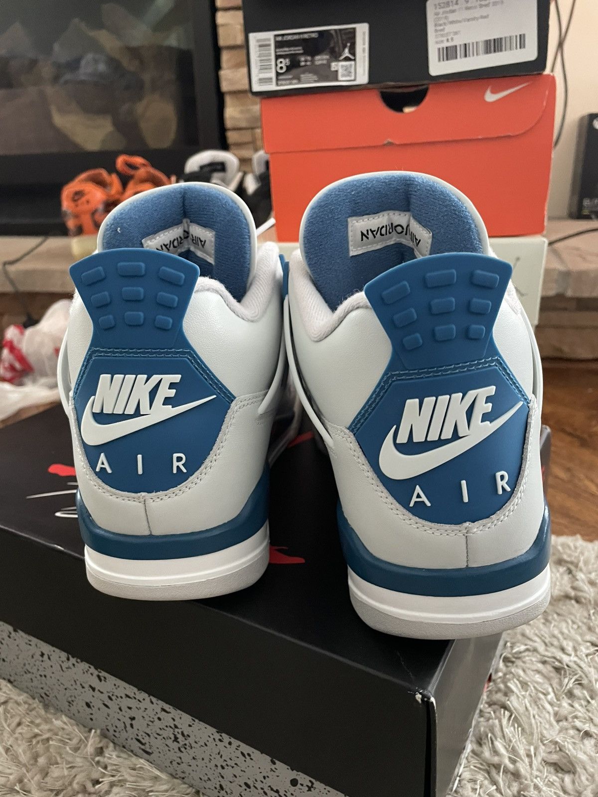 Jordan Brand Jordan 4 Military Blue Size US 8.5 / EU 41-42 - 6 Thumbnail
