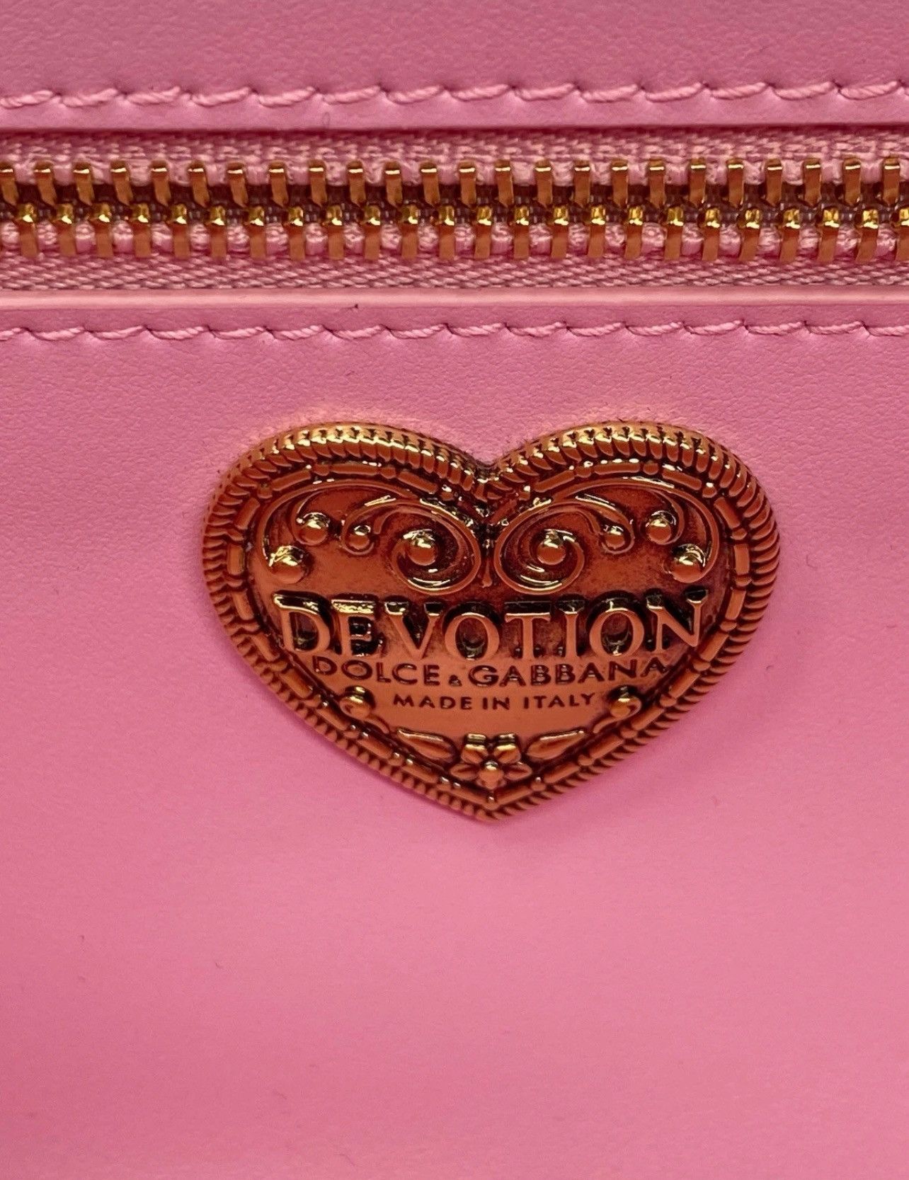 Dolce & Gabbana Dolce & Gabbana Devotion metallic leather shoulder bag Size ONE SIZE - 14 Thumbnail