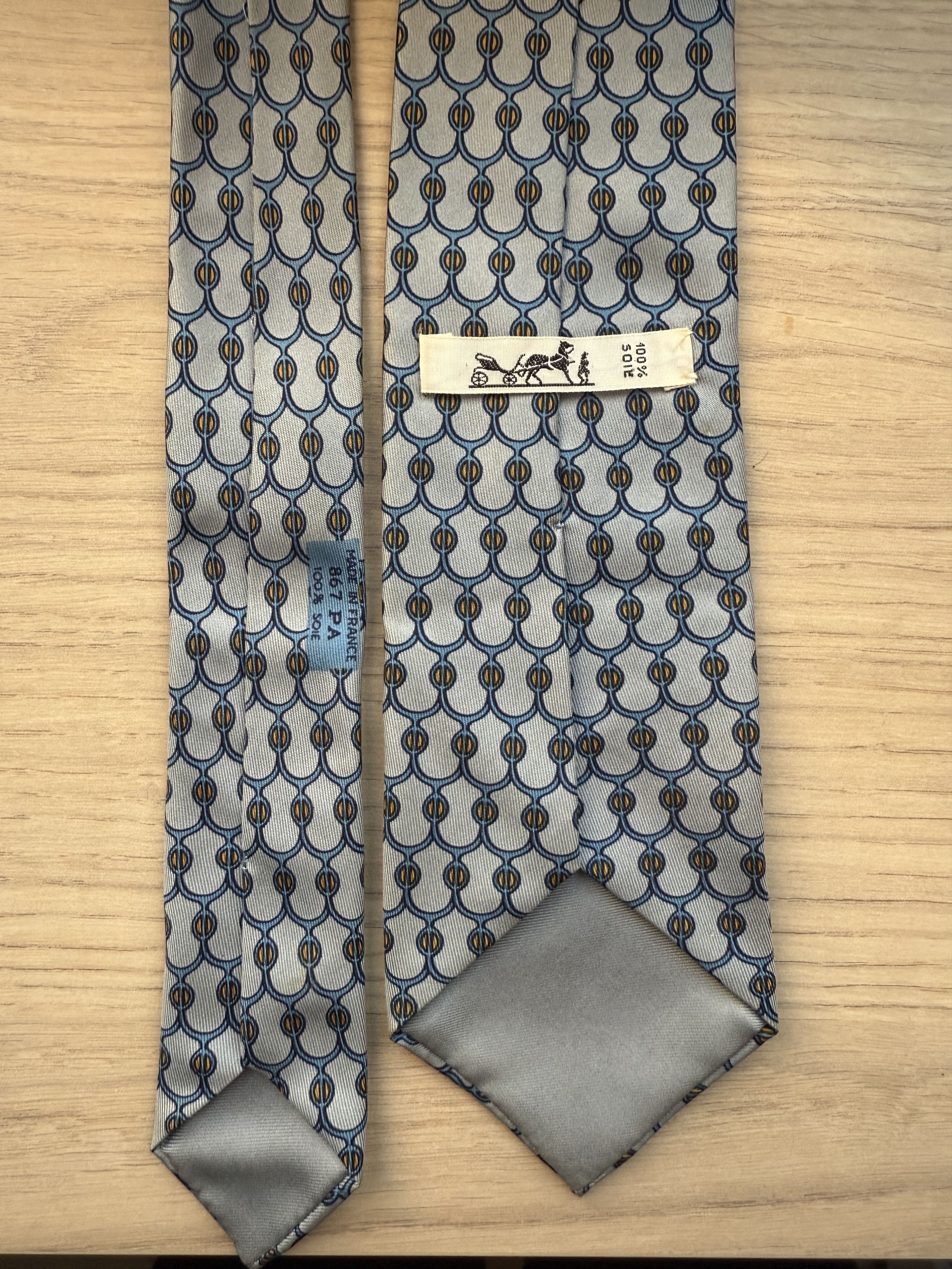 Hermes Linked pattern tie Size ONE SIZE - 3 Thumbnail