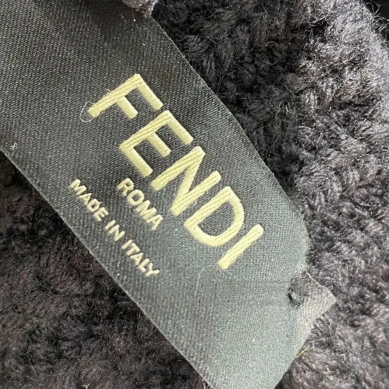 Fendi Fendi Black Cotton Knit Sweater for Men . Size US S / EU 44-46 / 1 - 5 Thumbnail