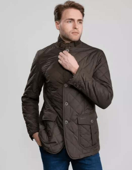 Barbour BARBOUR LUTZ Men's Quilted Jacket Size US L / EU 52-54 / 3 - 1 Thumbnail