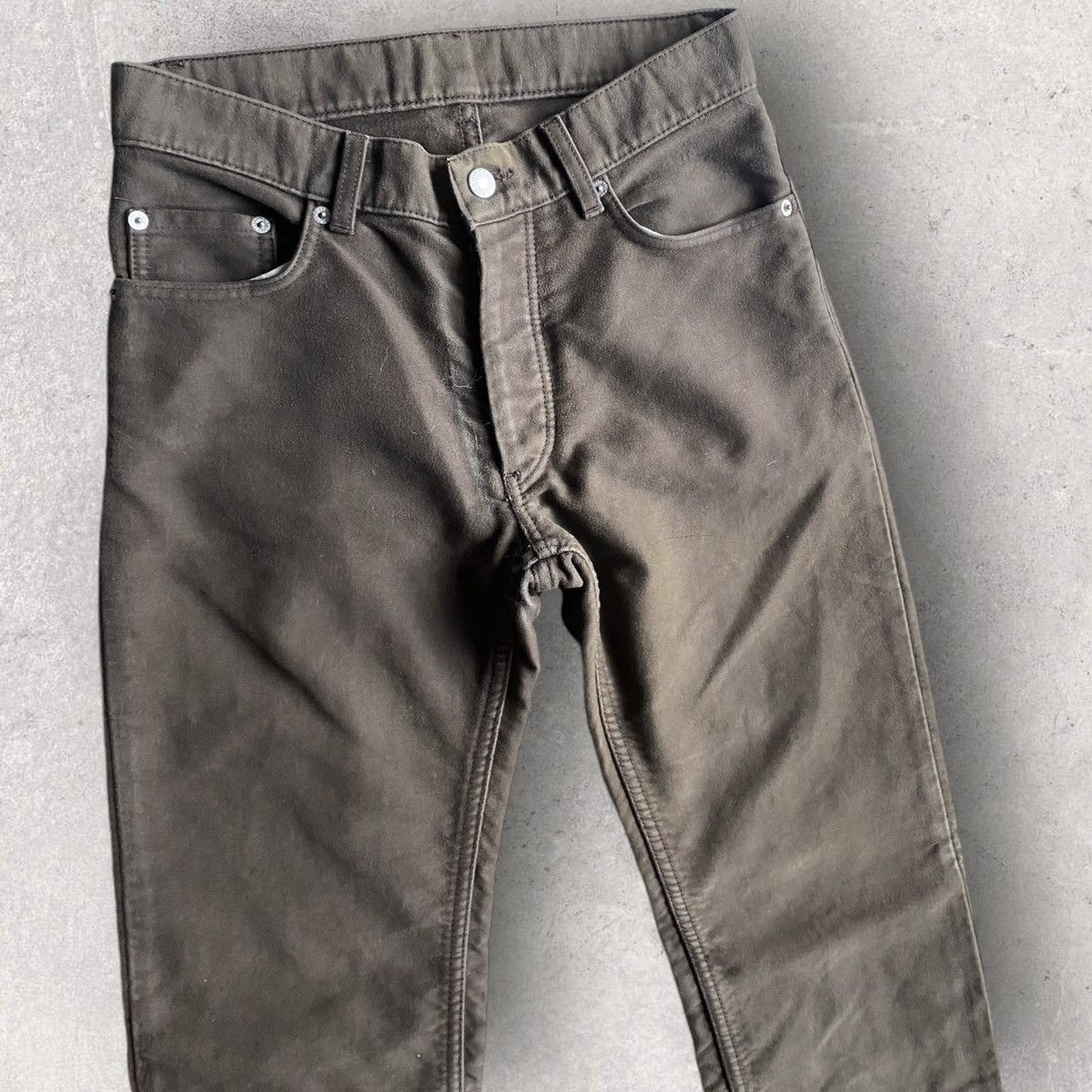 Helmut Lang Archive 1999 Moleskin Pants Size US 28 / EU 44 - 2 Thumbnail