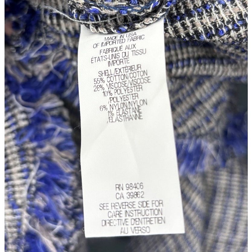 Theory THEYSKENS' THEORY Jossak Jacket Women’s Tweed Jacket | Sz 10 Size L / US 10 / IT 46 - 6 Thumbnail