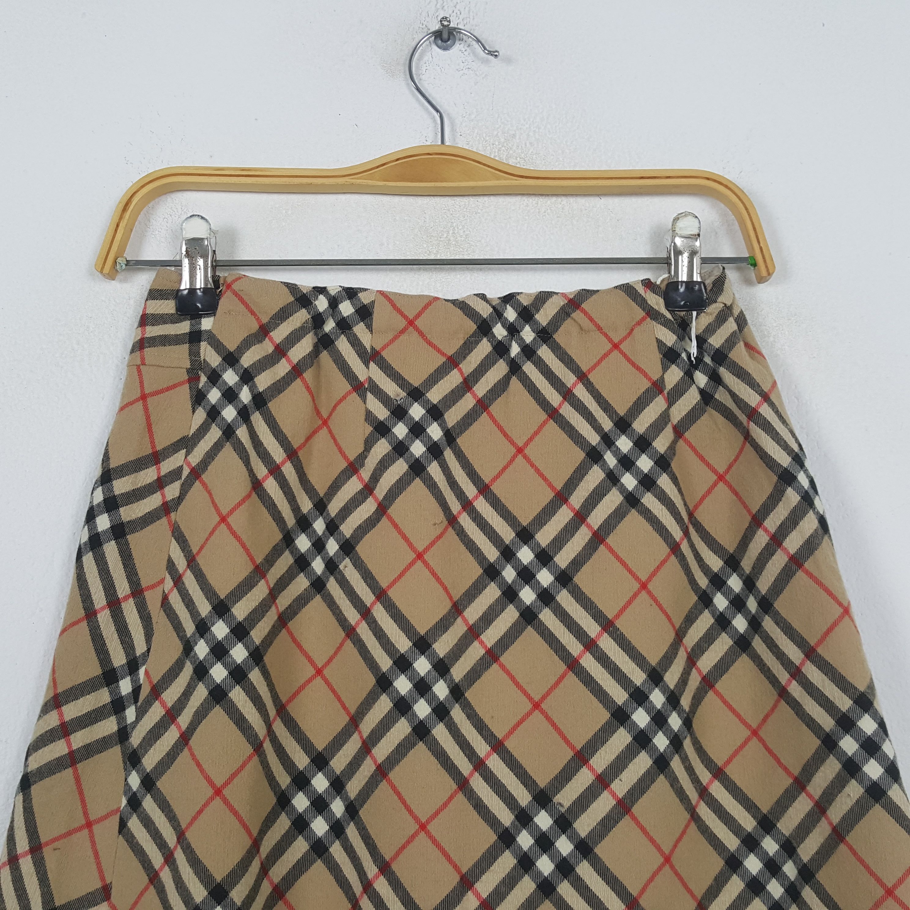 Burberry × Vintage Vintage BURBERRY LONDON Luxury Fashion Brand Skirts C280N30 Size 23" - 5 Thumbnail