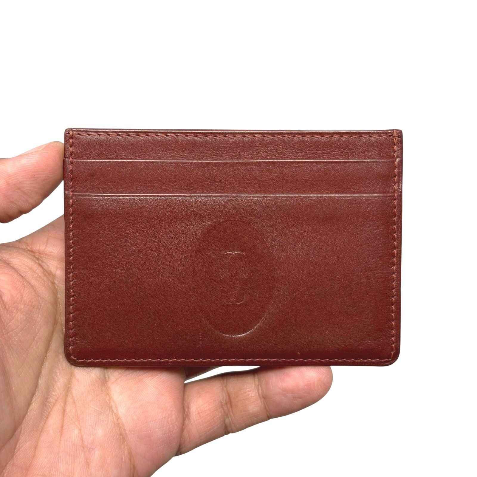 Cartier Cartier Dark Red Cardholder Wallet Size ONE SIZE - 4 Thumbnail