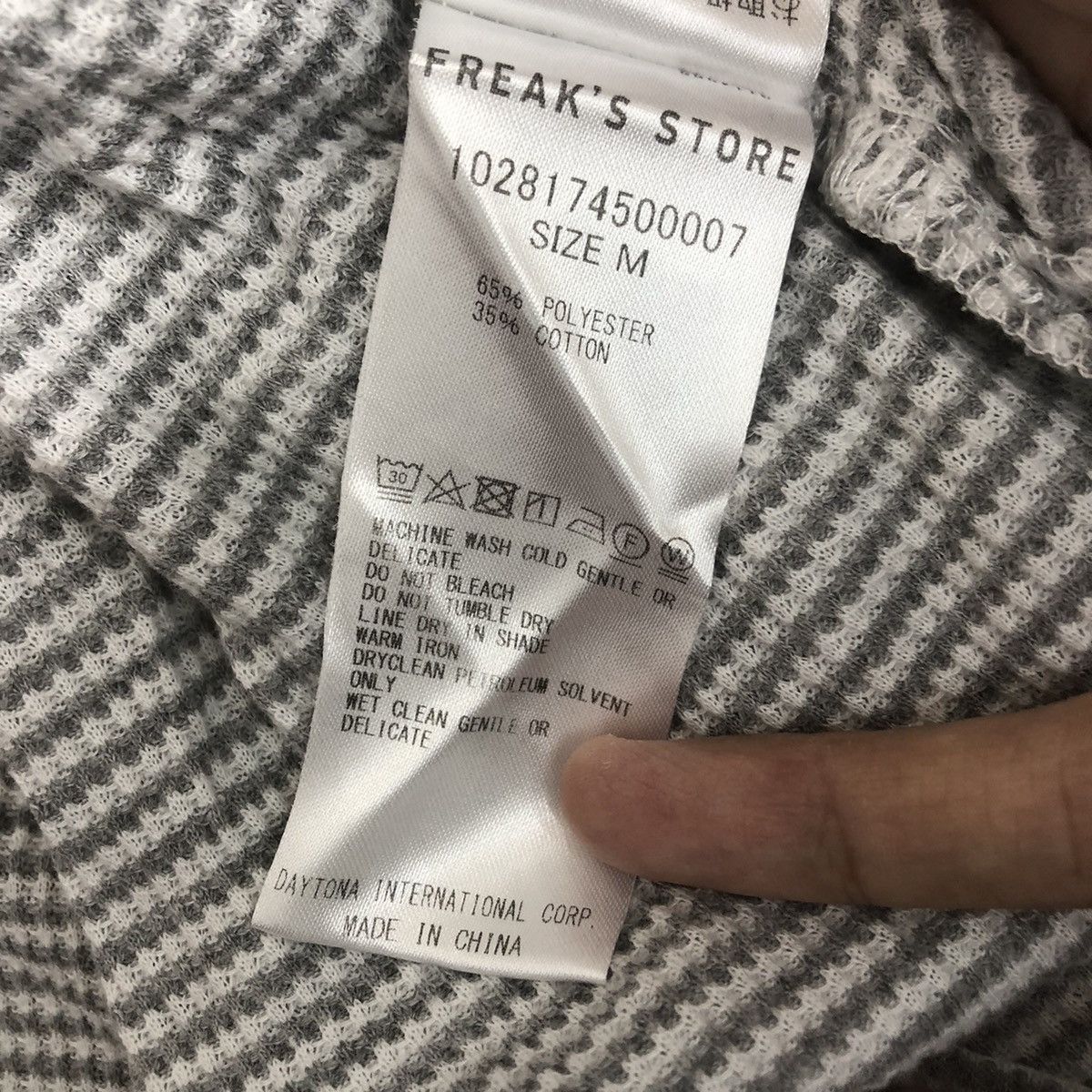 Vintage TOWNCRAFT x FREAKS STORE Fox Collection Waffle Tee Shirt Top Size US M / EU 48-50 / 2 - 6 Thumbnail