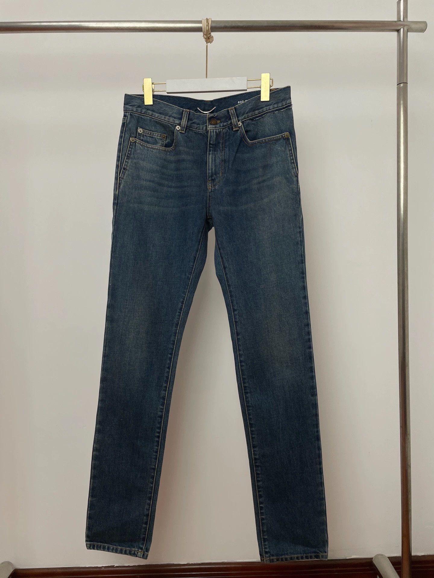 Saint Laurent Paris Saint Laurent Classic Straight Jeans Size 30 Made in Italy Size US 30 / EU 46 - 1 Thumbnail