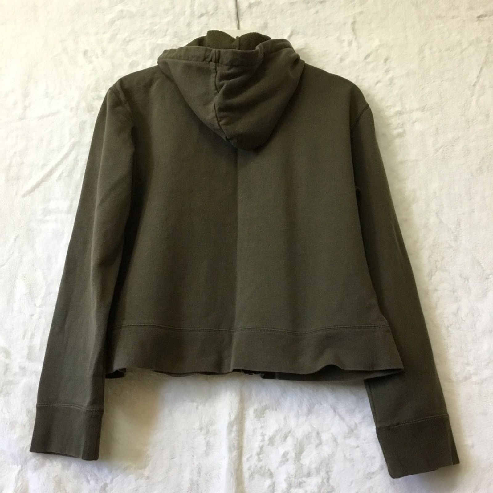 DKNY DKNY Olive Full-Zip Hoodie Size M / US 6-8 / IT 42-44 - 2 Thumbnail