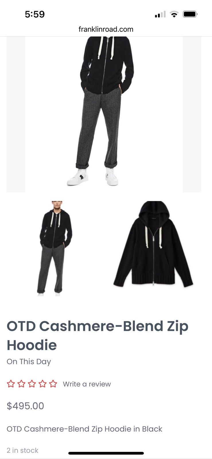 Other Cashmere hoodie Size US XL / EU 56 / 4 - 1 Thumbnail