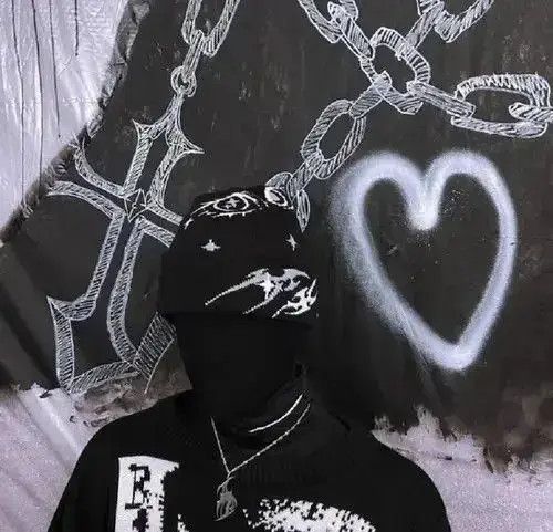 Japanese Brand Y2K Rare Art Beanie (black + white) Star Print Size ONE SIZE - 4 Thumbnail