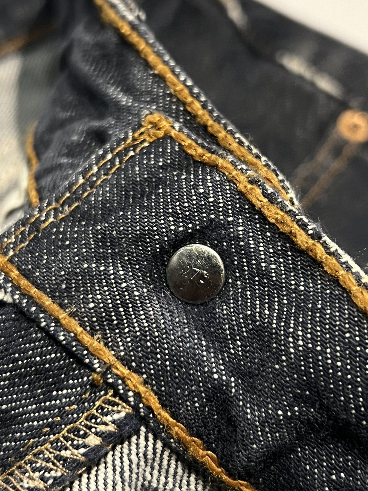 Jean × Levi's VINTAGE LEVIS 501 DENIM PATCH RIPPED JEANS PANT Size US 34 / EU 50 - 10 Thumbnail