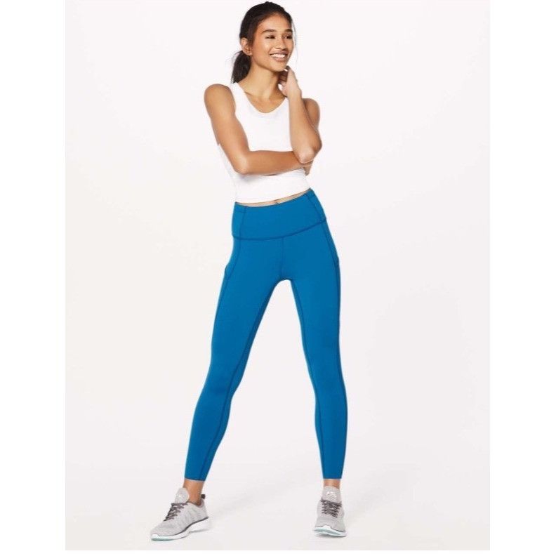 Lululemon Lululemon Fast & Free 7/8 Tight II *Nulux 25"Nile Blue Size Size 28" / US 6 / IT 42 - 8 Thumbnail
