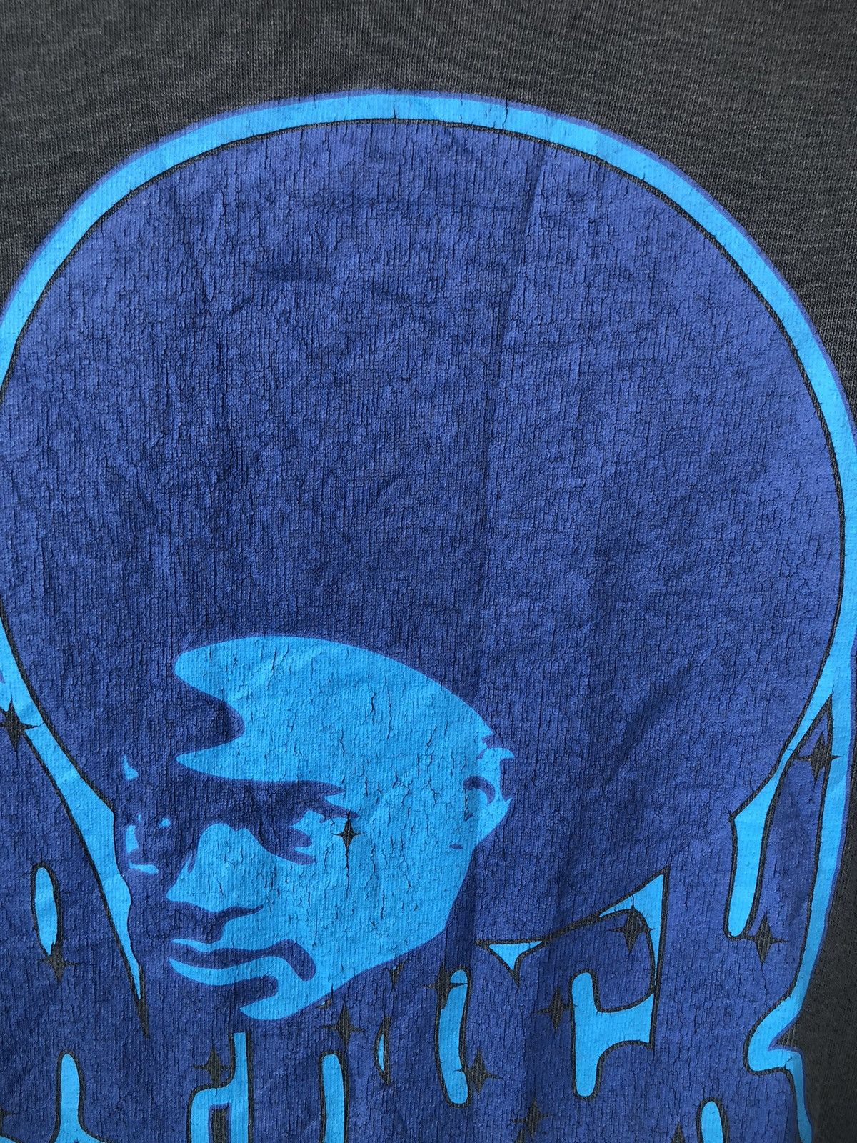 Band Tees × Vintage Vintage AFRO ROCK Rare Faded Tee Size US L / EU 52-54 / 3 - 3 Thumbnail