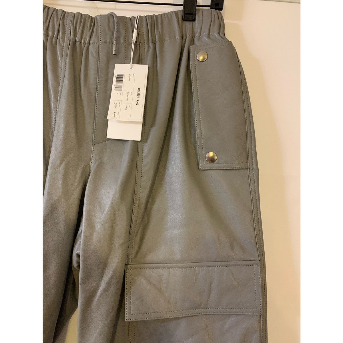 Helmut Lang HELMUT LANG LEATHER UTILITY CARGO PANTS Size US 32 / EU 48 - 3 Thumbnail