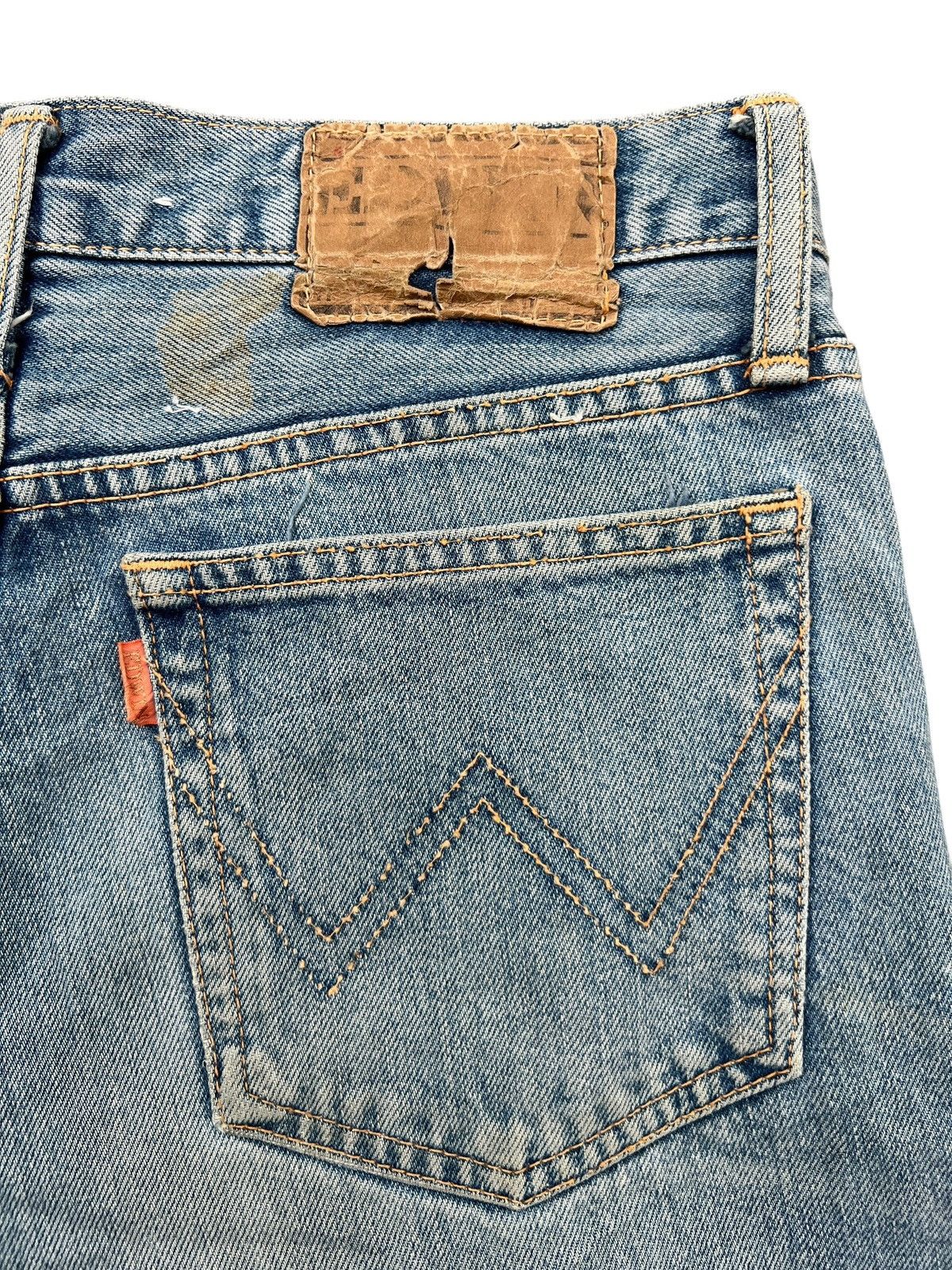 Edwin Vintage Edwin Japan Distressed Denim Jeans 31x32 Size US 31 - 8 Thumbnail