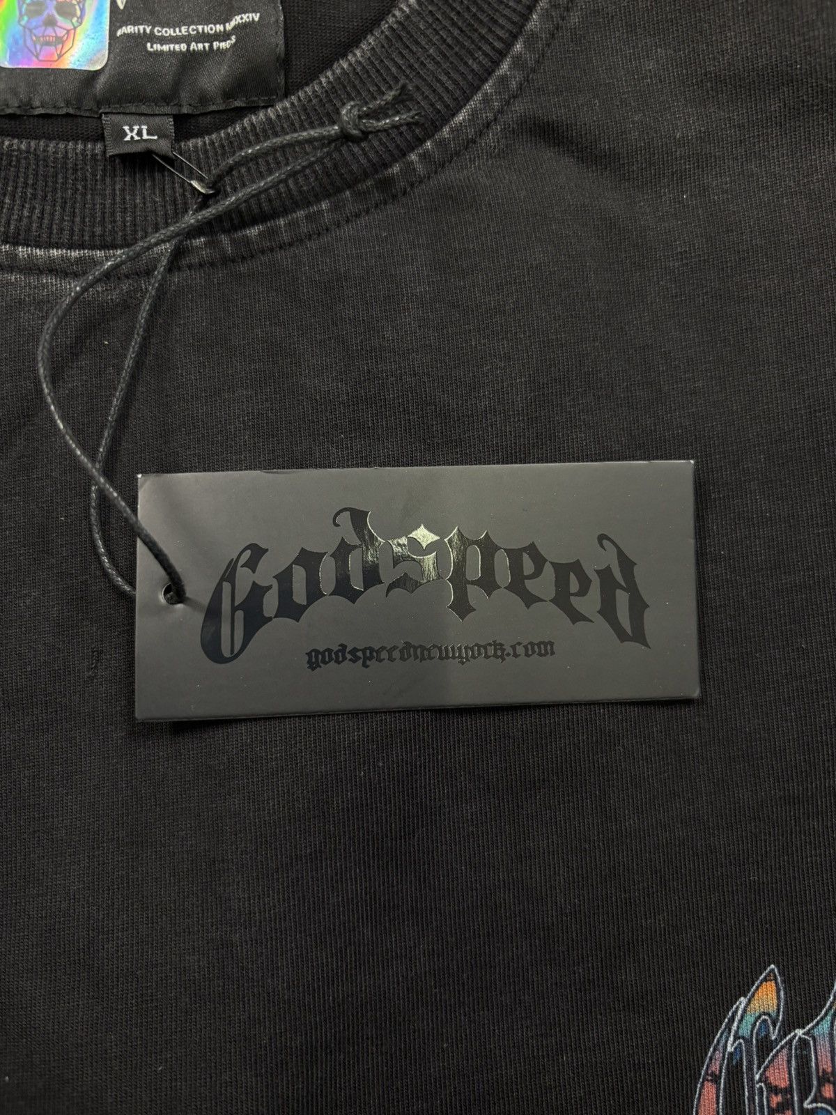 Godspeed Godspeed Natural Disaster Tee, Washed Black Size US XL / EU 56 / 4 - 9 Thumbnail
