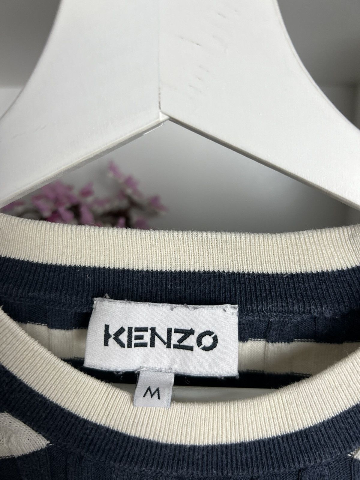 Designer × Kenzo Kenzo striped longsleeve sweater M designer luxury casual Size M / US 6-8 / IT 42-44 - 5 Thumbnail