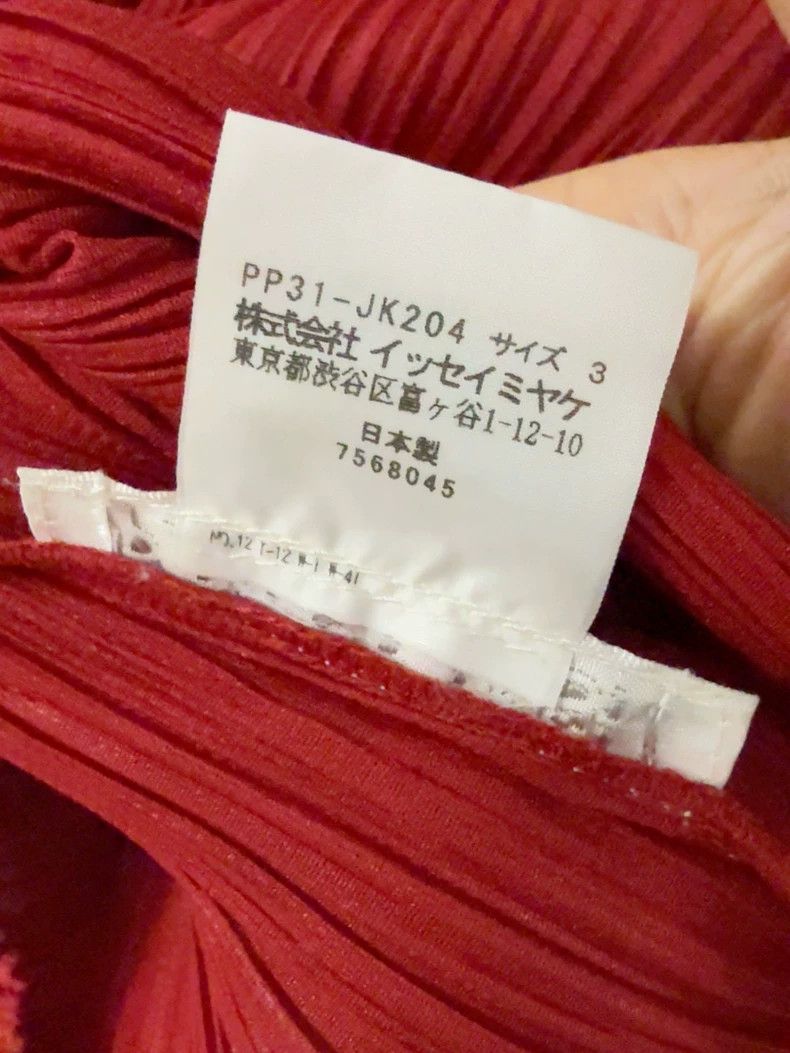Issey Miyake issey miyake size:3 Red pleated coat Size XXS / US 00 / IT 34 - 4 Thumbnail