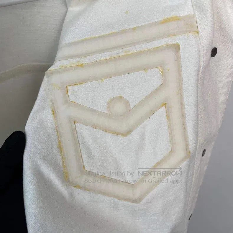 Fendi Fendi White Pocket Embossed Cotton Collar Single-breasted Size XS / US 0-2 / IT 36-38 - 4 Thumbnail