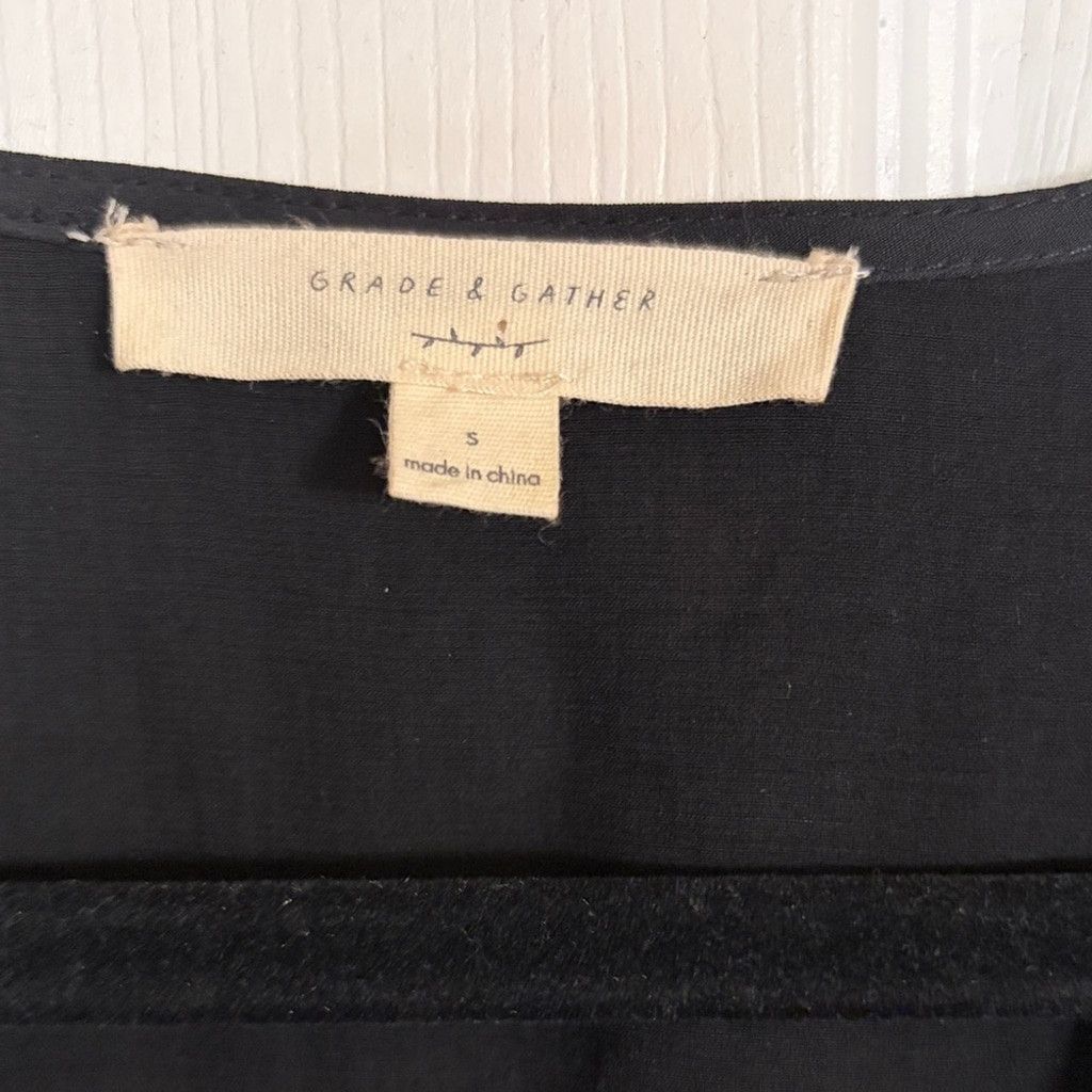 Grade & Gather Grade & Gather Black Jumpsuit | EUC | Sz S Size 23" - 3 Thumbnail