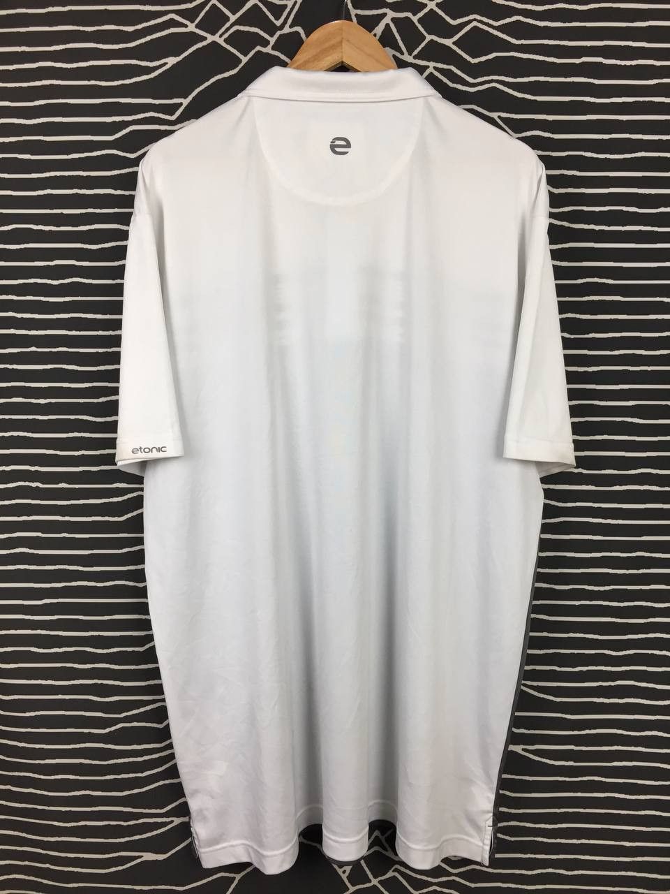 Etonic × Vintage Etonic Quick Dry Performance Golf Striped Polo Tee Size US XXL / EU 58 / 5 - 7 Thumbnail