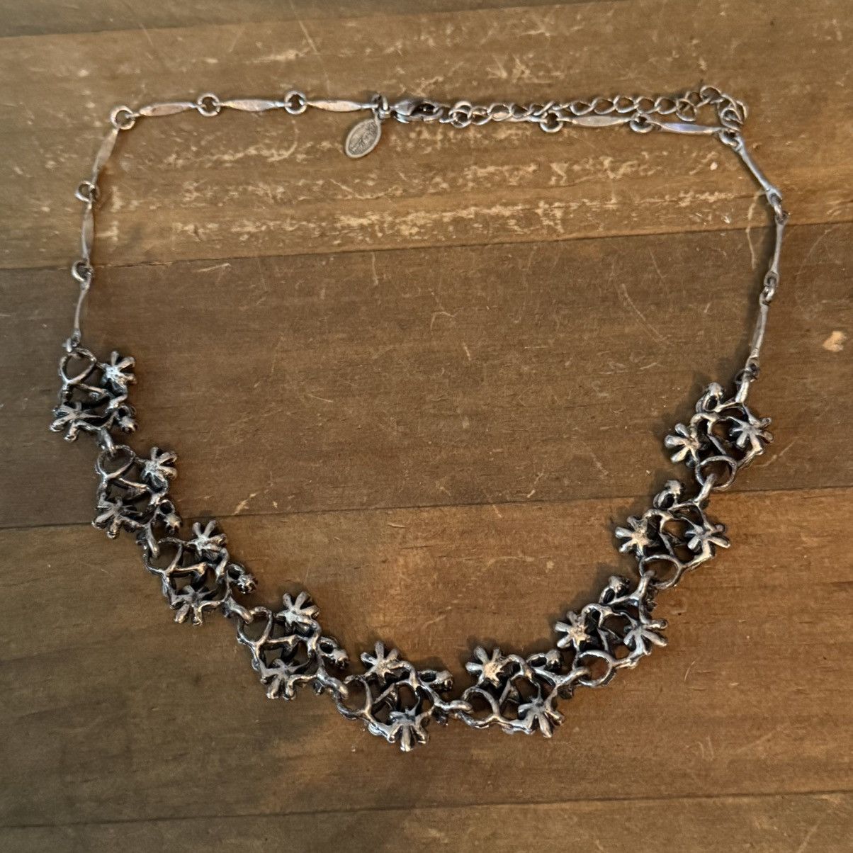 Other Park Lane Anne Marie silver tone floral collar necklace Size ONE SIZE - 4 Thumbnail