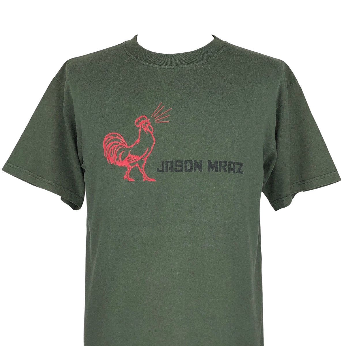 Anvil Jason Mraz Anvil Promo Tour Green Tee Shirt M | Grailed