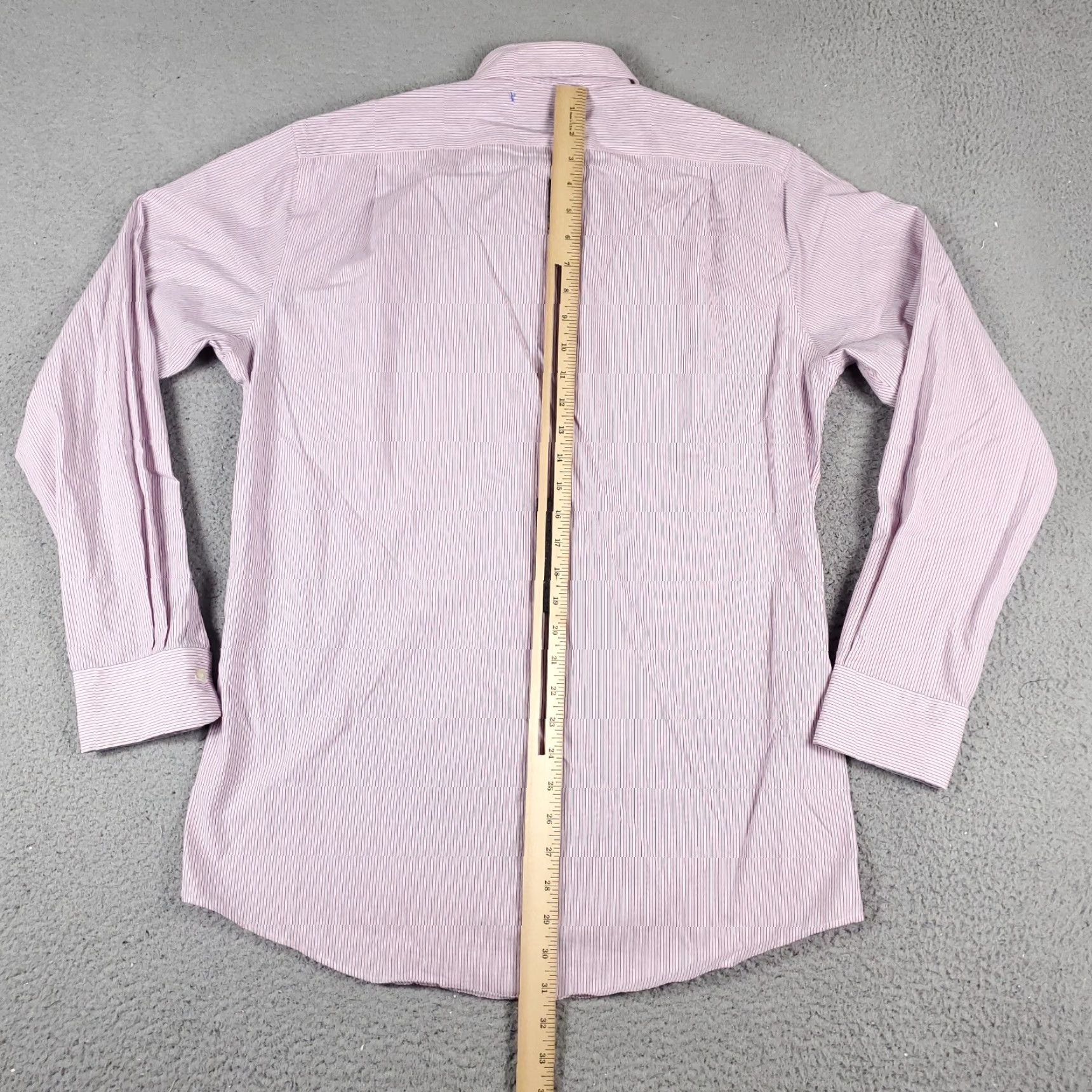 Ralph Lauren VINTAGE Ralph Lauren Shirt Mens Medium Pink Striped Button Up Long Sleeve Casual Formal Business Size US M / EU 48-50 / 2 - 3 Thumbnail