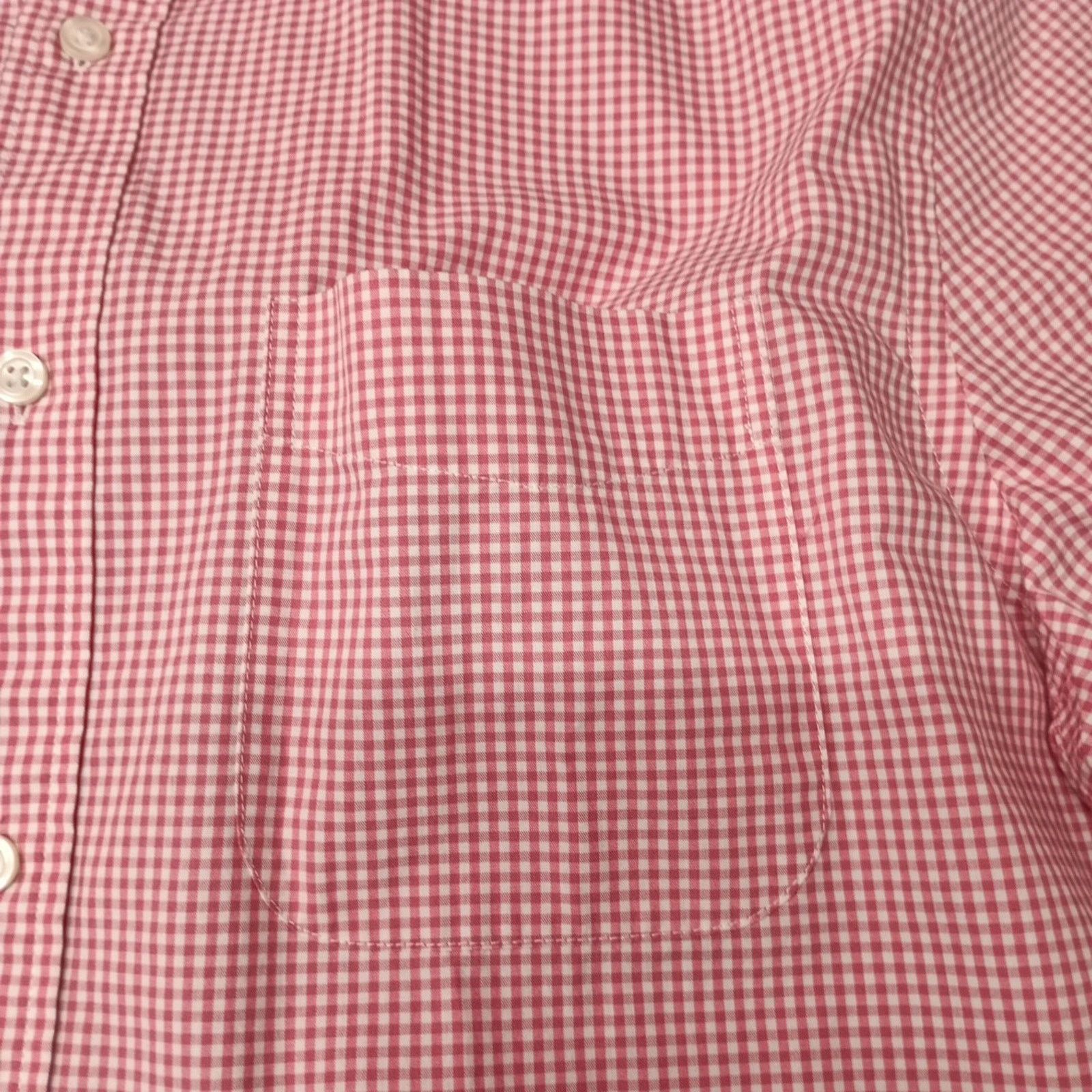 Charles Tyrwhitt Charles Tyrwhitt Shirt Slim Fit Men's L Pink White Check Size US L / EU 52-54 / 3 - 3 Thumbnail